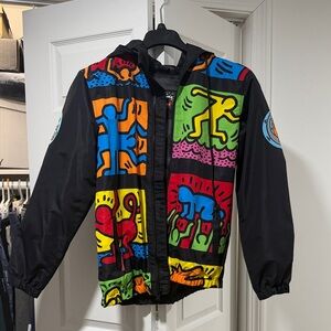 Members Only Keith Haring Graphic Jacket